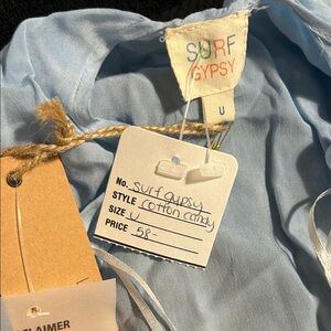 Surf Gypsy Light Blue Cotton Top